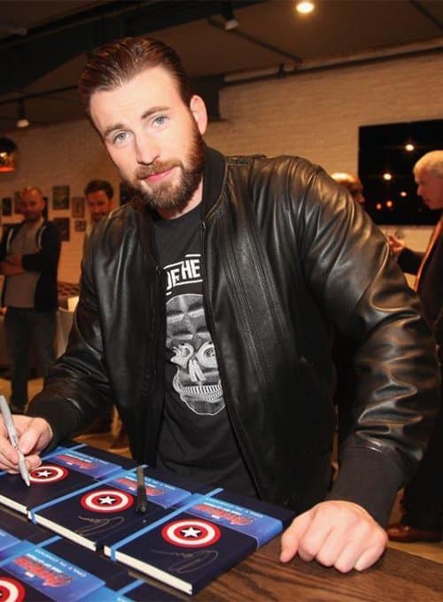 Chris Evans Leather Jacket 3
