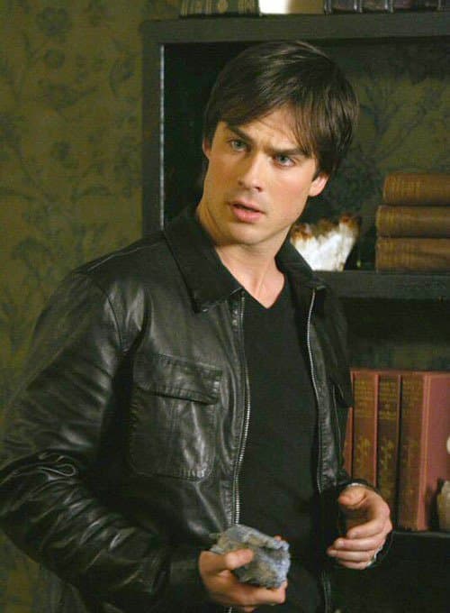 Damon Salvatore Leather Jacket 2