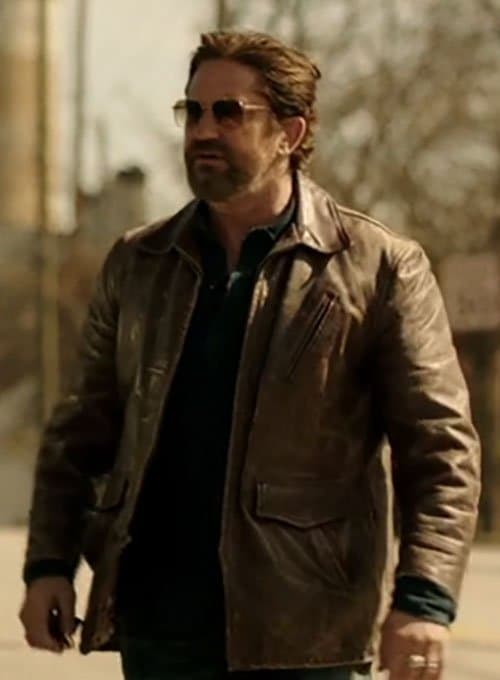 Gerard Butler Den Of Thieves Leather Jacket 2