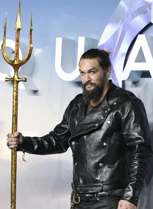 Jason Momoa Aquaman Premiere Leather Jacket 3