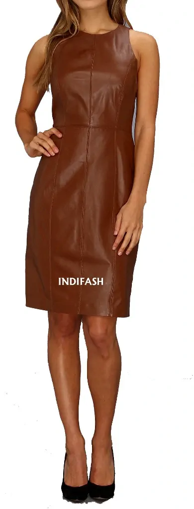 Womens Leather Dress - LD121