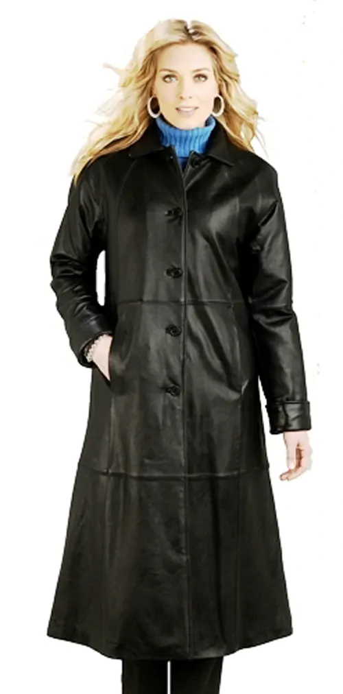 Womens Leather Dress - LD132