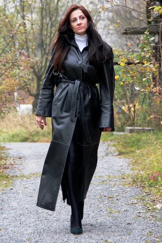 Womens Leather Dress - LD137