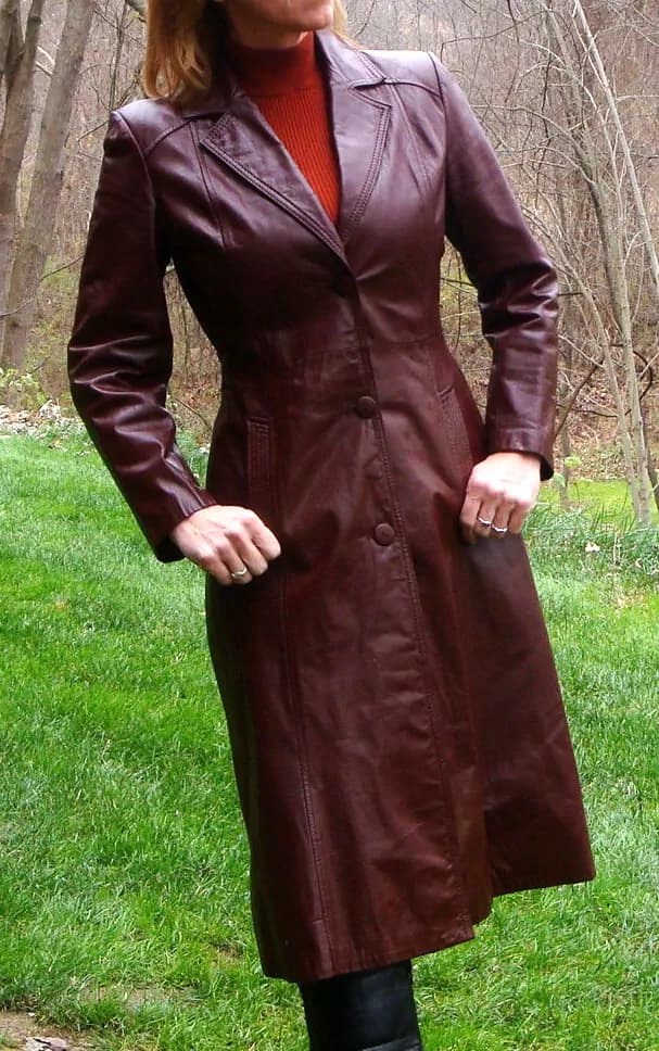 Womens Leather Dress - LD143