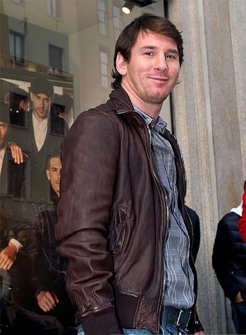 Lionel Messi Leather Jacket #1 2