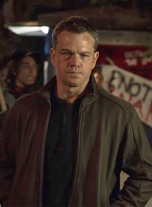 Matt Damon Jason Bourne Leather Jacket 4
