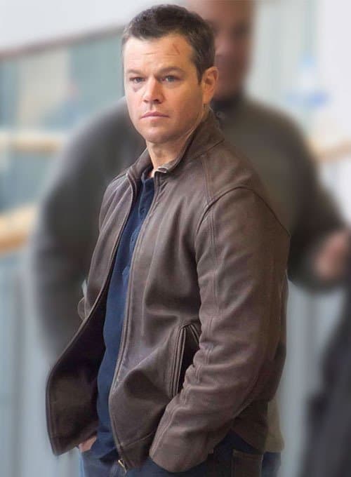 Matt Damon Jason Bourne Leather Jacket 2