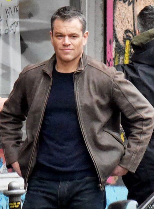 Matt Damon Jason Bourne Leather Jacket 3
