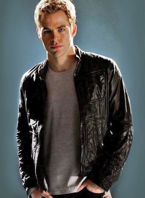 Star Trek Chris Pine Leather Jacket
