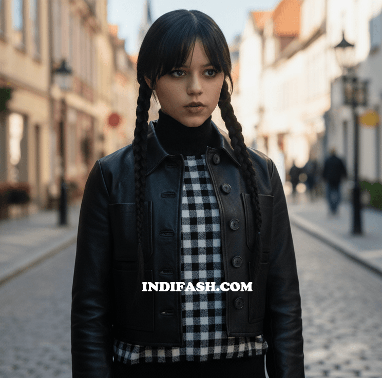 Wednesday Addams NetFlix Leather Jacket