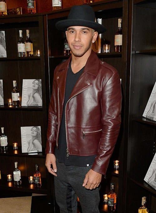 Lewis Hamilton Leather Jacket - View 1